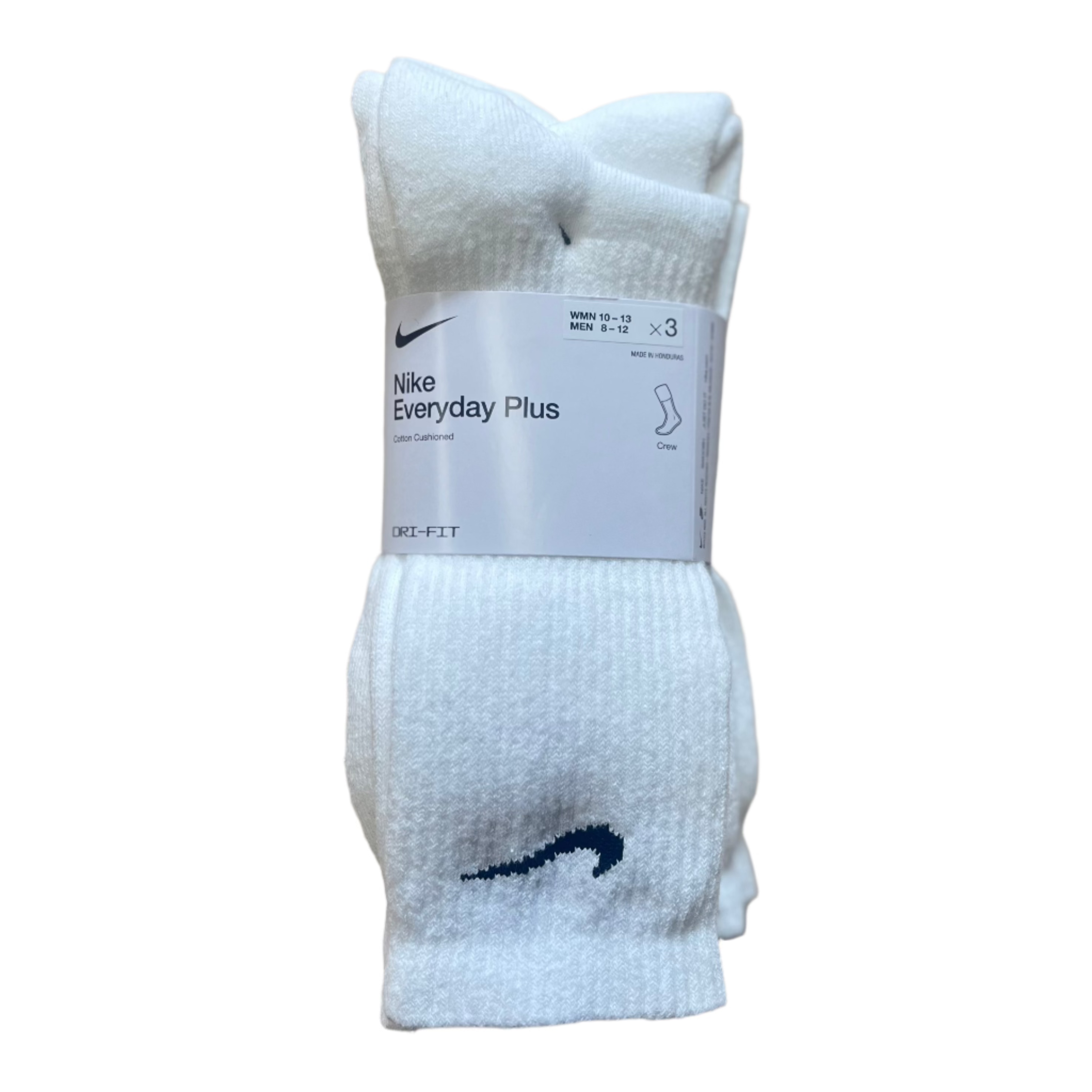 Nike Everyday Plus Cotton Cushioned Crew Dri-Fit / 3 Pack