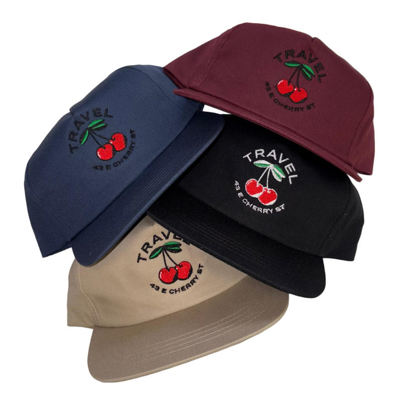 Travel Cherry Street Snapback / Multiple Colors Available*