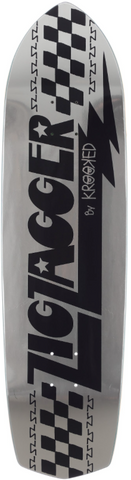 Krooked Zip Zagger Silver Foil Deck 8.62"