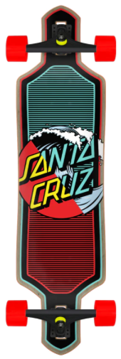 Santa Cruz Wave Dot Splice Drop Thru Longboard