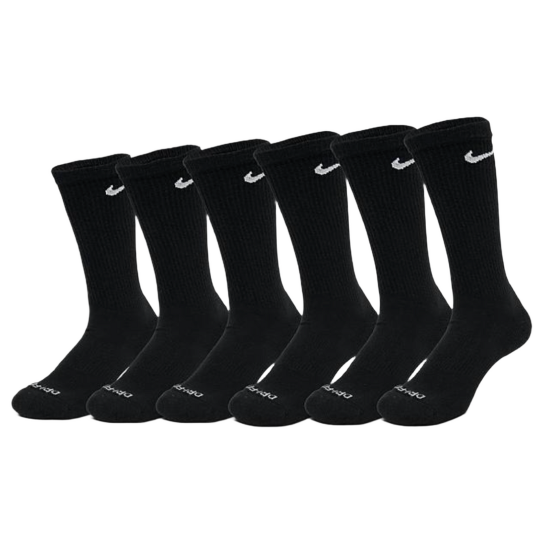 Nike Everyday Plus Cotton Cushioned Crew Dri-Fit / 6 Pack