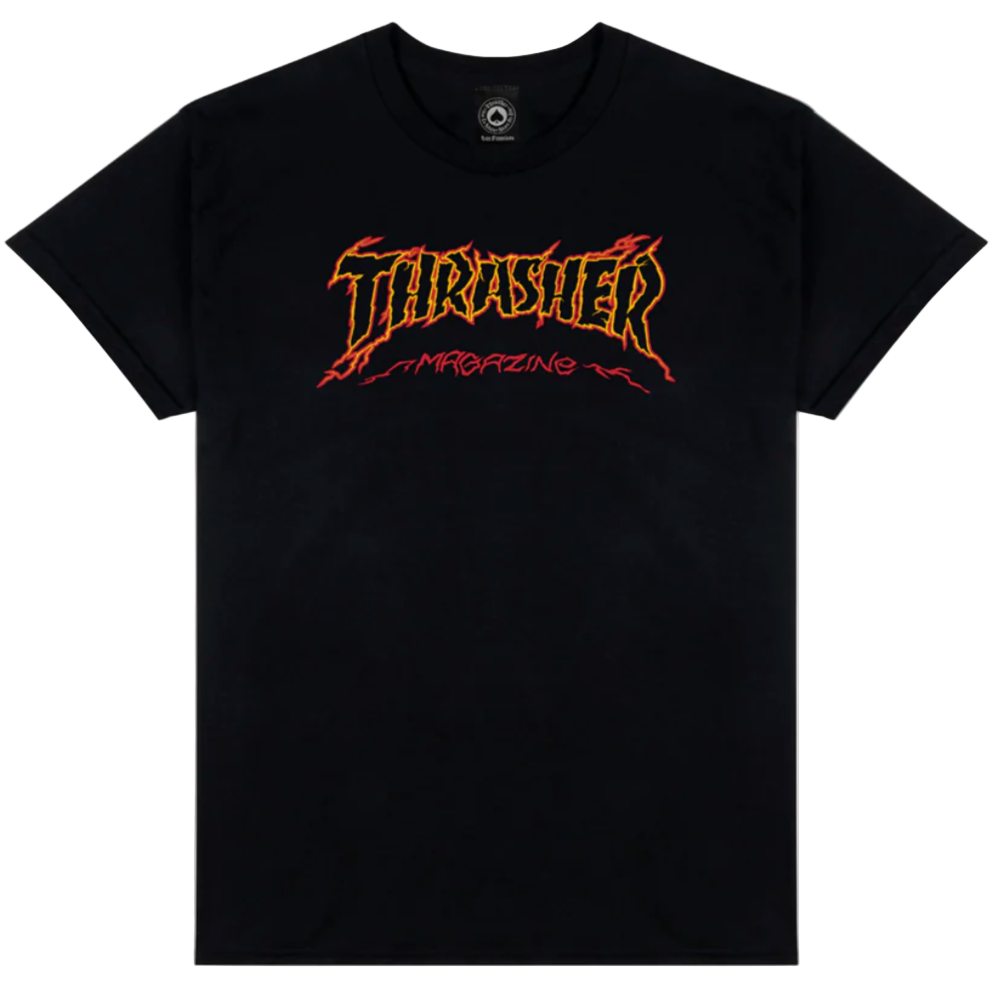 Thrasher Cracked By Exteenager Tee – Travel Skateshop