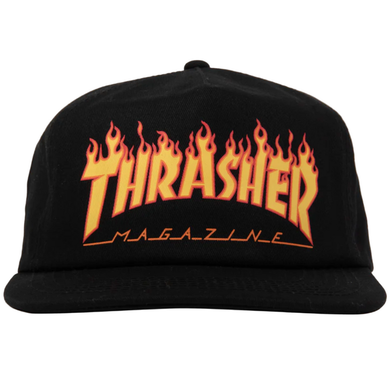 Thrasher Printed Flame Snapback