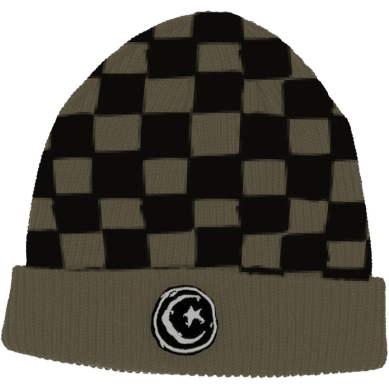 Foundation Star & Moon Checker Beanie