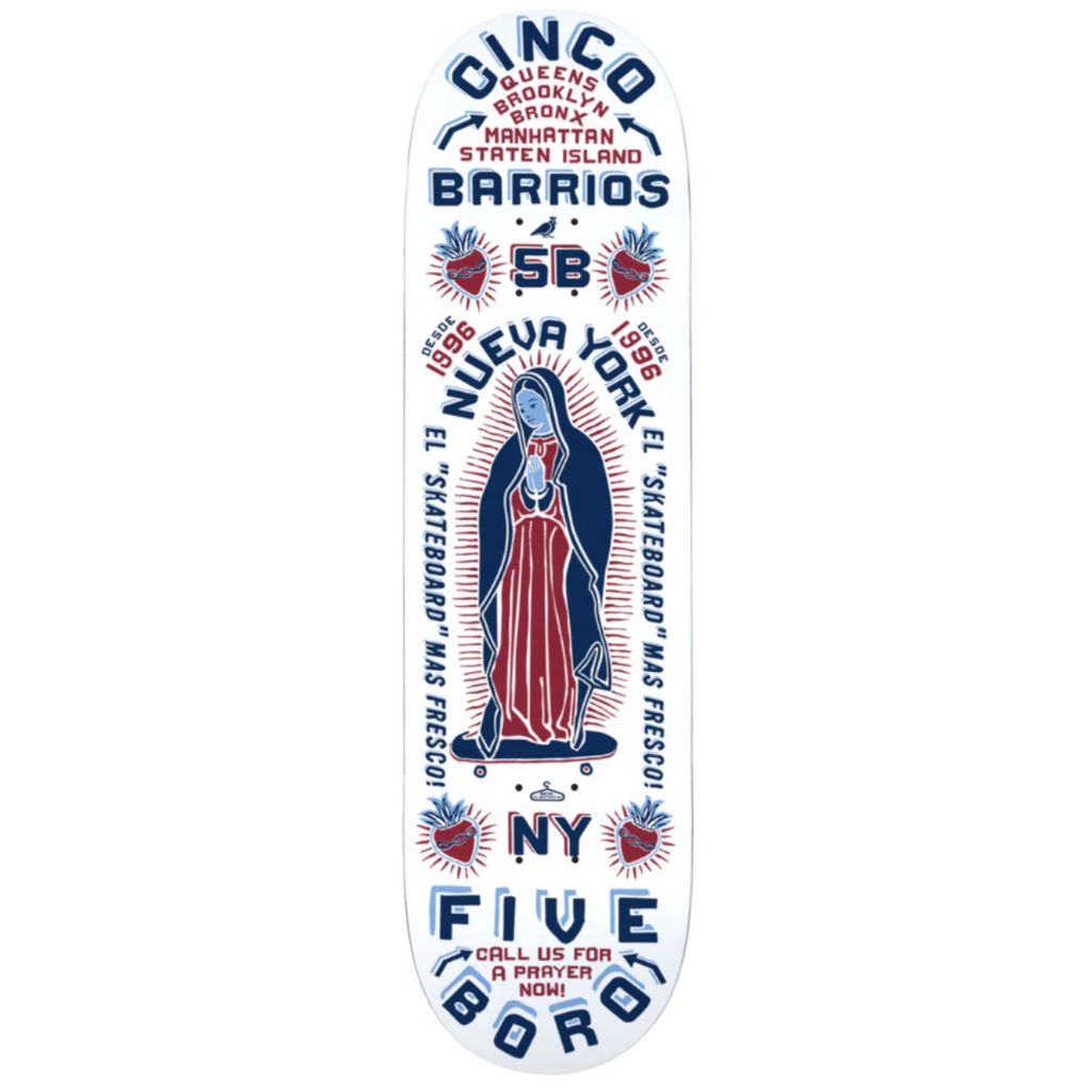 Cinco Nueva York スケートボード 5BORO Cinco Barrios De Nueva York 8.5