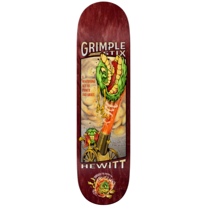 ANTIHERO GRIMPLE STIX HEWITT OBVIOUS GREATS 8.38"