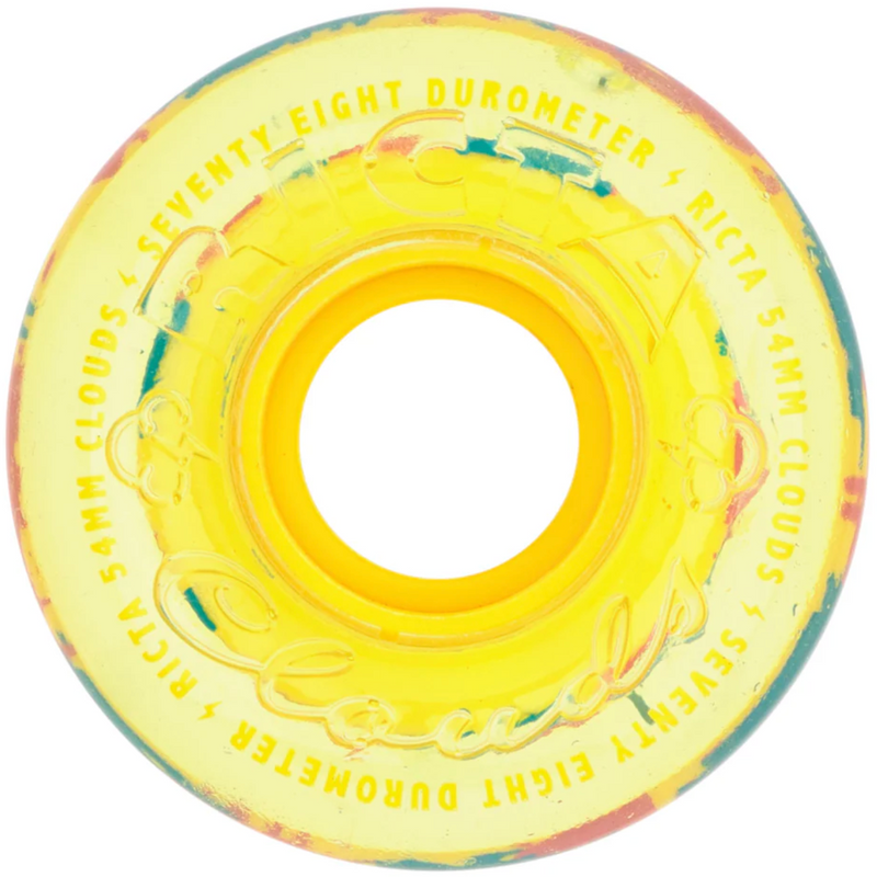 Ricta Clouds Clear Splatter Camo Yellow 78a 54mm