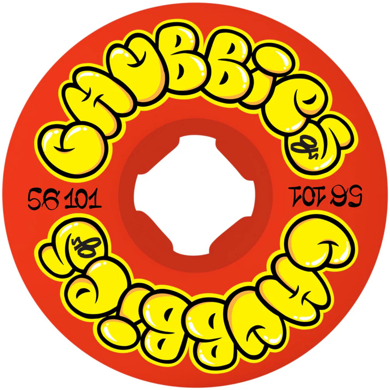 OJ Throw Ups Chubbies Red 101a 56mm