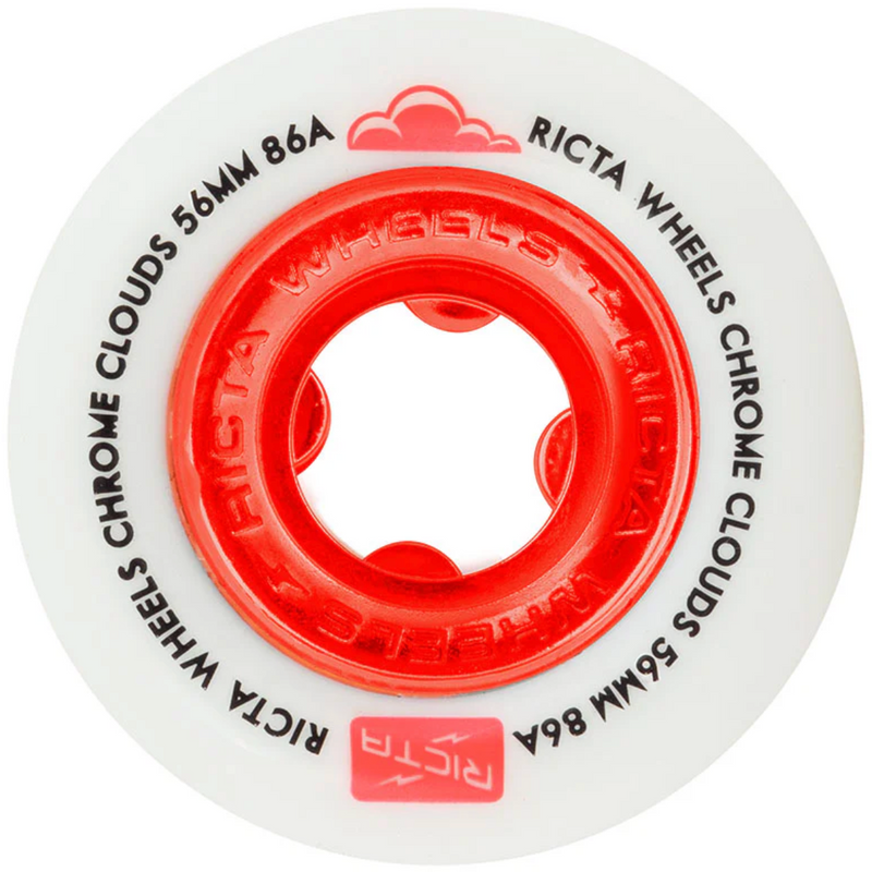 Ricta Chrome Clouds Red 86a 54mm